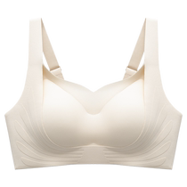 Catman Underwear Womens Thin Summer Summer Big Breast Makes Smaller Seamless Wire-less Breast Control Top Support Anti-Sagging Lightweight Bra