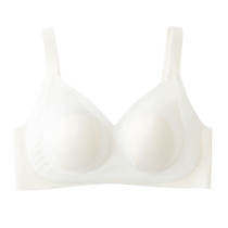 Catman ultra-thin cool-feeling underwear for women with big breasts and small upper support to prevent sagging summer traceless rabbit ears 2024 new style