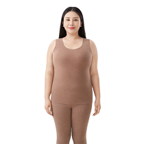Catman De velvet warm suit womens cashmere silk winter plus velvet plus fat plus size autumn clothes underwear bottoming shirt