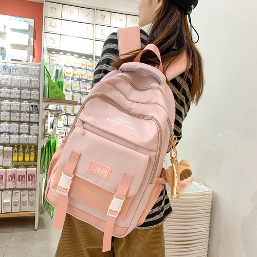 Ранец, сверхлегкий вместительный и большой рюкзак со сниженной нагрузкой, для средней школы, защита позвоночника