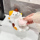 Симпатичная кошачья мыльница Sanhua cat бытовая мыльница для ванной комнаты без перфоратора керамическая мыльница с автоматическим сливом mini 1