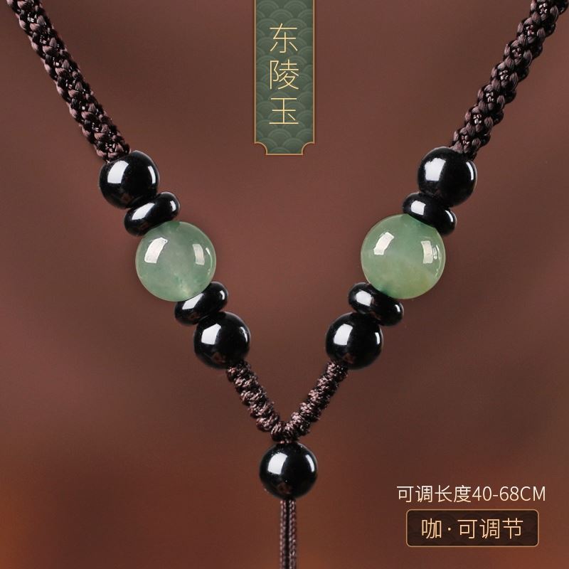 Hand-Woven Necklace Cord with Pixiu Pendant, Thick Necklace Cord for Men and Women, High-End Jade Pendant for Men Hand-Woven Necklace Cord with Pixiu Pendant, Thick Necklace Cord for Men and Women, High-End Jade Pendant for Men