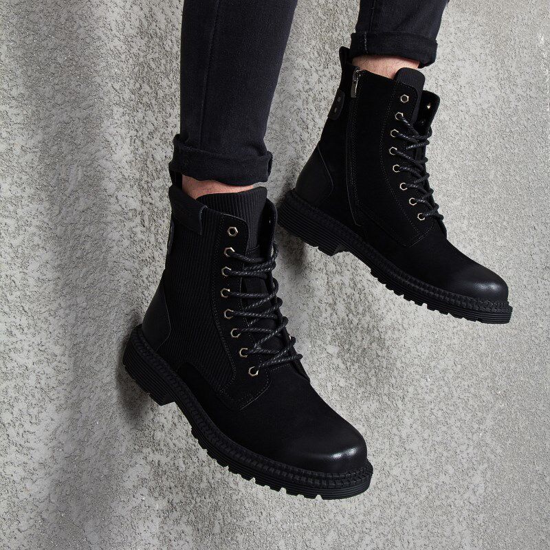 Martin Boots male Youth in the summer of British Youth Gavelling Boots Increase 100-plus Help Boots