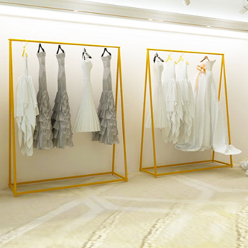 Mr. Tie's new clothes hanger simple storage storage hanging clothes drying clothes rack household wedding dress coat rack