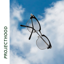 Projecthod PHD London pure titanium high-end ultralight semi-frame anti-blue light eye frames male and female