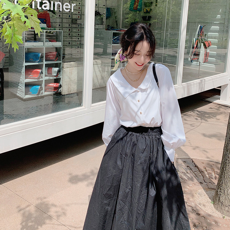 New coat V collar breathable comfort Bamboo fiber light cooked white giving back to the shirt