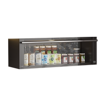 Qatar Airways kitchen wall cabinet condiment storage rack wall-mounted condiment box under the wall cabinet wall storage cabinet shelf