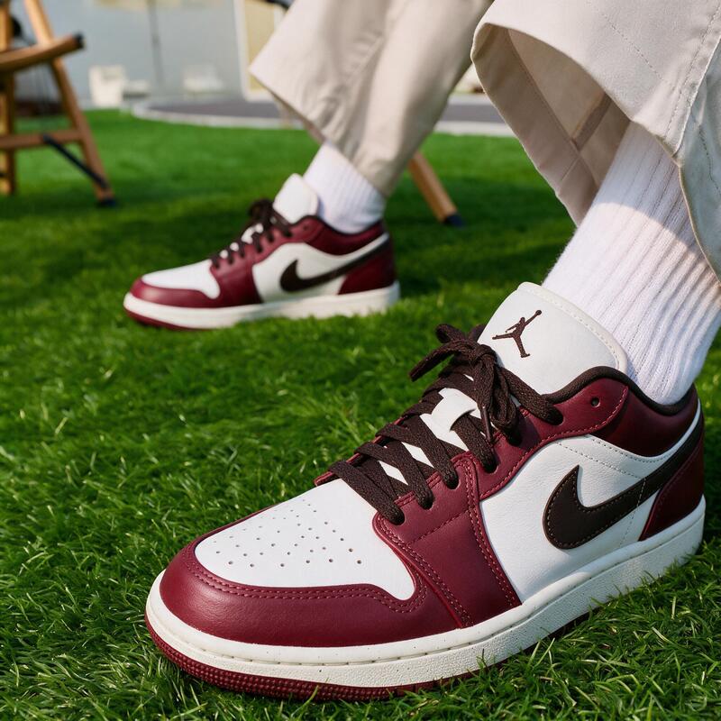 Nike Air Jordan 1 Black and White Red Casual Sports Retro Low-Top Basketball Shoes Classic Ix5004-121