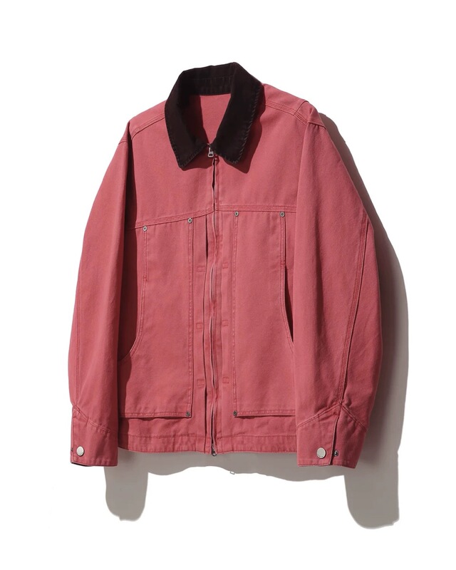 Korean Ilcorso Washed Work Jacket Garmond Dying Two-Tone Work Jacket