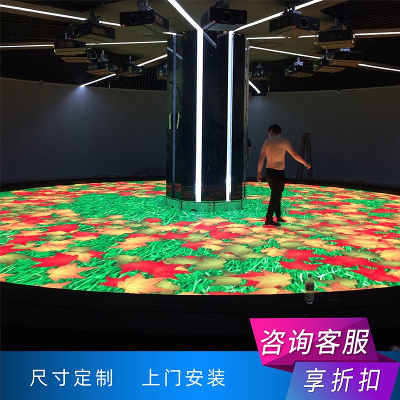 LED display transparent screen interactive floor tile screen ice screen grille jewelry car show bar creative advertising large screen