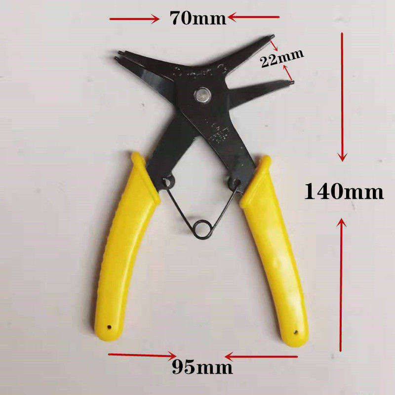 Internal and external use of clamp spring pliers multifunctional C-type clasp internal card external card two-in-one snap clamp hardware card ring pliers