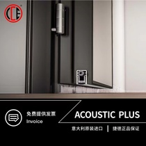 Italian C C E door bottom brushed dark hide bottom installed concealed embedded dust strip can cut dust strip