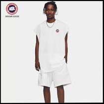 Canadian DEEGAR GOOSE simple solid color sleeveless short-sleeved street casual loose vest
