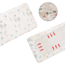Crib fitted sheet Class A pure cotton childrens spliced ​​bed sheet infant urine barrier waterproof breathable custom made