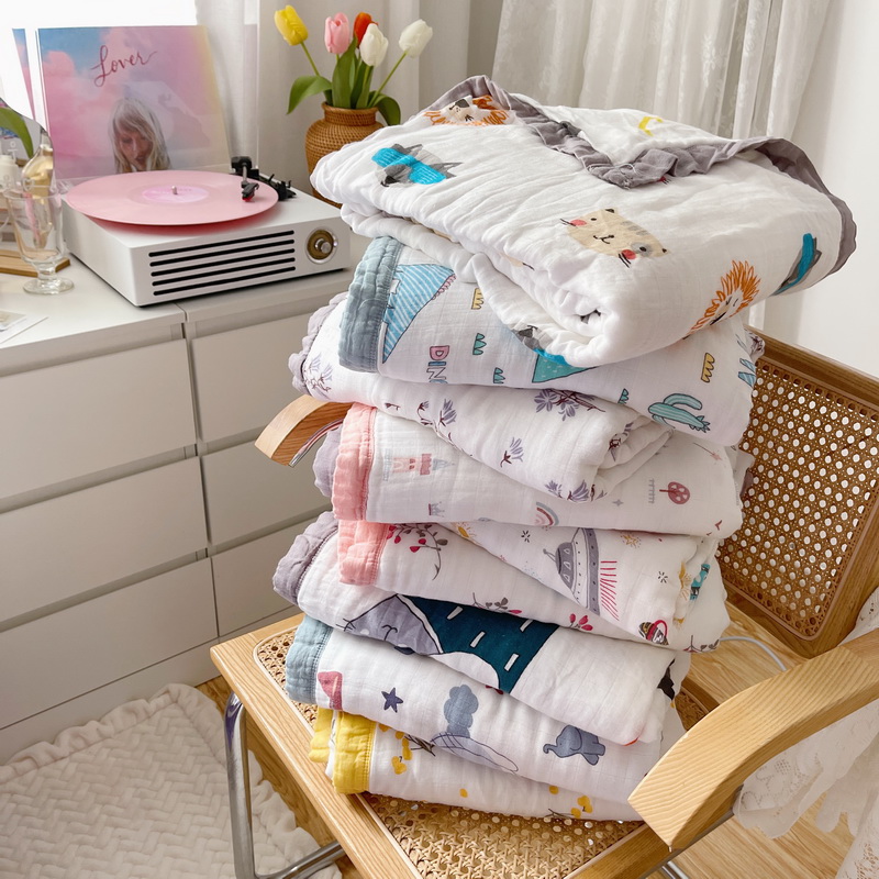 Children's summer cool quilt is air-conditioned by boys and girls baby summer baby thin quilt washable kindergarten nap summer quilt