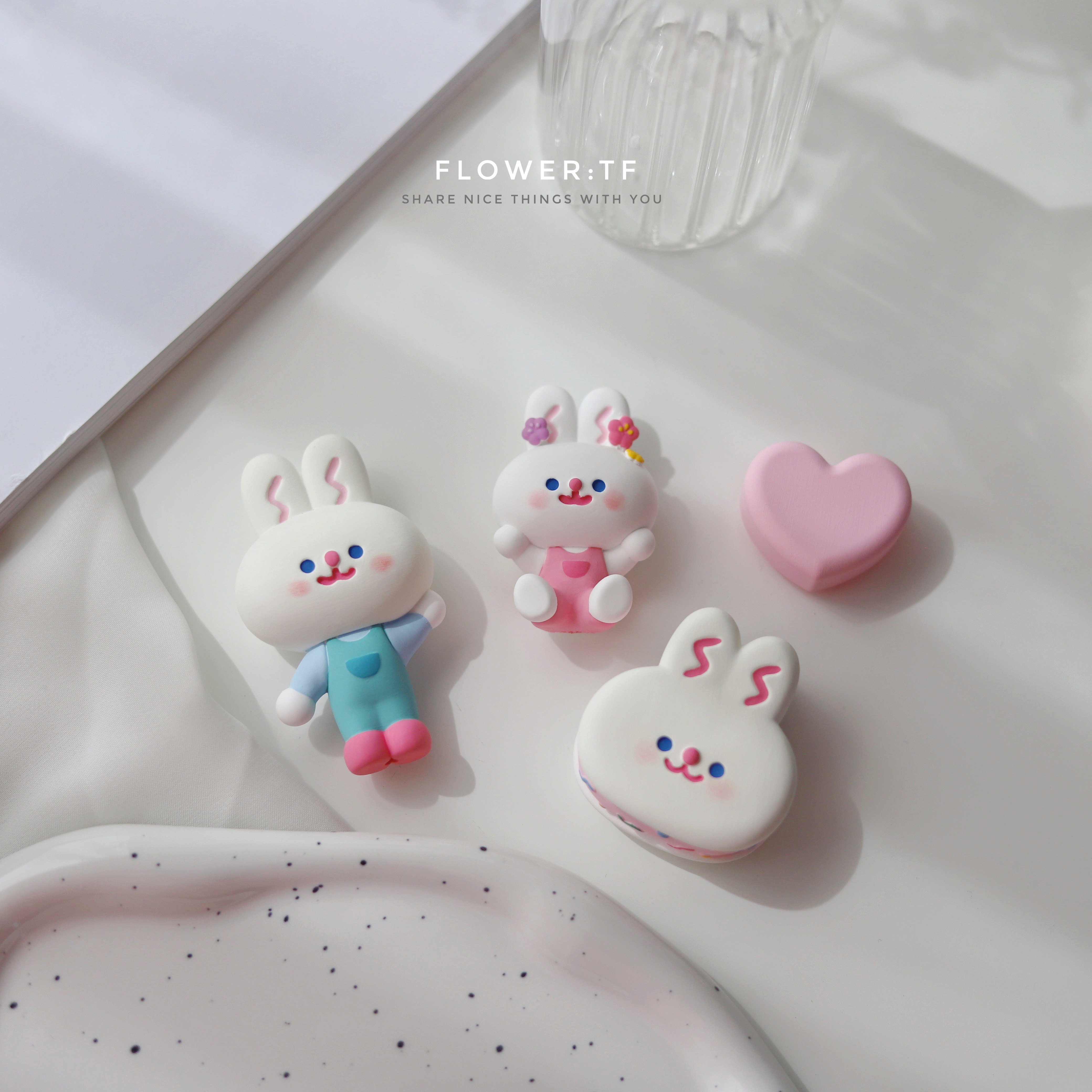 BMW Macaron Rabbit Car Out of the Exhaust Aroma Girl Tesla Car