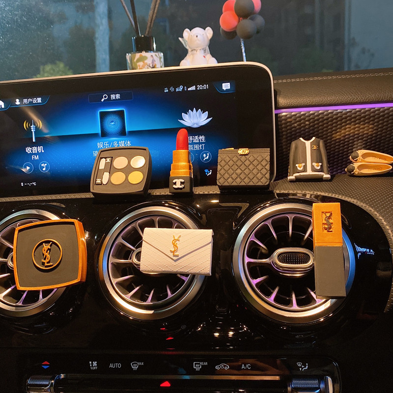 BMW Audi Car Perfume Aroma Small fragrance air conditioning outlet car interior decoration products David DIY