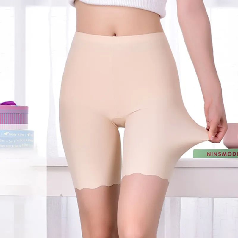 Seamless Safety Short Pants Summer Women Plus Size Boxers fo-Taobao