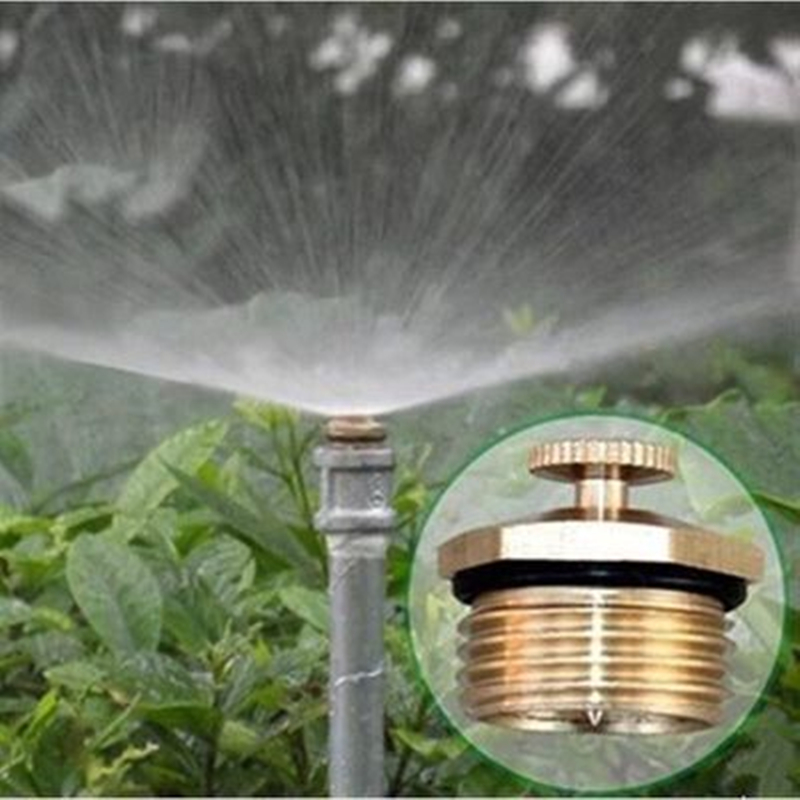 Hongchen (HC) 4-point all-copper high atomization nozzle adjustable green lawn planting spray irrigation watering house