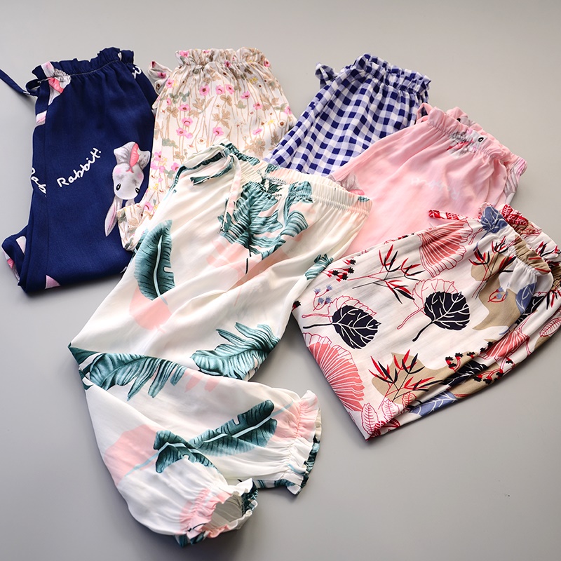 Children's color mosquito pants girls thin summer boys baby youth bloomers pure light thin cotton 2021 new