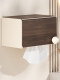 Bathroom Toilet Paper Holder Hotel Antique Style Toilet Tissue Rack Punch-Free Wall-Mounted Roll Paper Waterproof Storage Rack