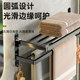 Elegant Black Towel Rack, No-Drill Installation, Suitable for Hotels, Dormitories, Bathrooms, Wall-Mounted Storage Rack for Washrooms and Toilets