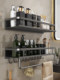 Towel rack pendant bathroom toilet storage rack punch-free toilet washbasin wall storage rack wall-mounted