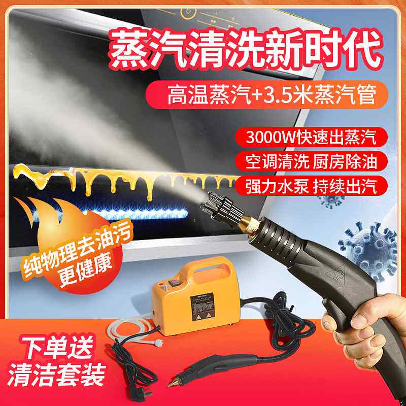 Steam Cleaner High Temperature High Pressure Home Kitchen Home Appliances Air Conditioning Range Hood Car Wash Multifunction Disinfection Cleaner-Taobao