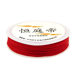 DIY 번호 Jade 실 재료 꼰 팔찌 로프