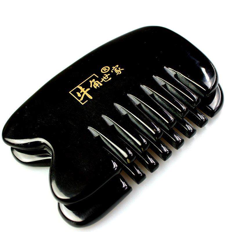Head scraping plate of scraping head scraping plate horn scraping comb head leather head therapy meridians comb beauty salon special body universal