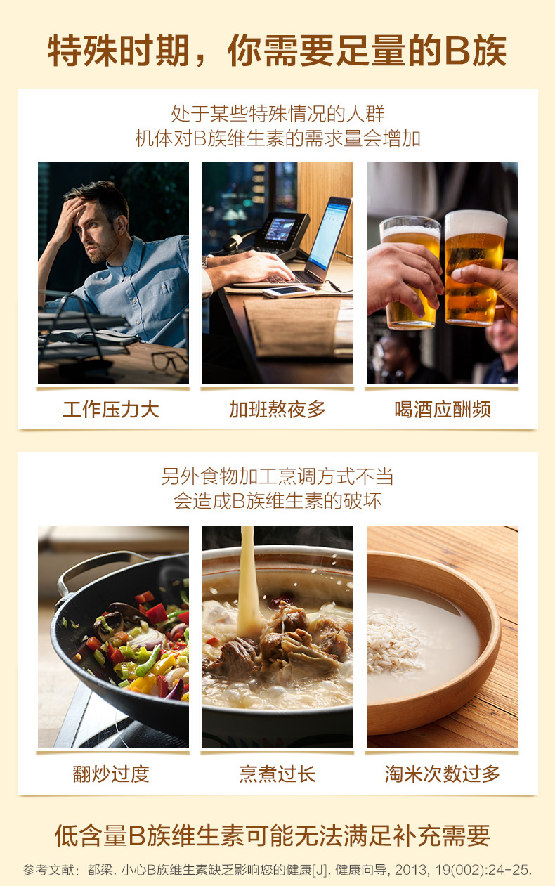 养生堂 维生素b族片 30片 图6
