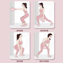 Dumbbell training hip kettle for women and men squat kettle fitness equipment lifting kettle hip bell deep exercise training home bell strength