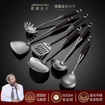 Chicken wenge spatula heat-resistant 304 stainless steel shovel cooking shovel Household kitchenware set leakage spoon Chef special