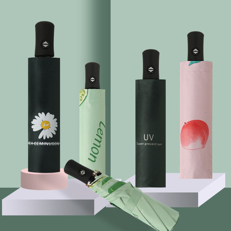 Umbrella single product sun umbrella all steel portable folding umbrella rainy and sunny dual-use umbrella men and women sunscreen anti-UV