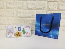 (Gift Wrapping packaging) Coloured Paper Gift Bag (style random not designable single pat not) to take 1 pack 1