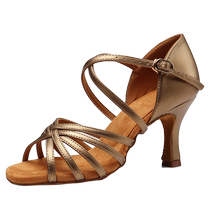 2024 New Betty Marie Latin Dance Shoes Adult Womens High Heels Professional National Standard Rumba Cha Cha Dance Shoes