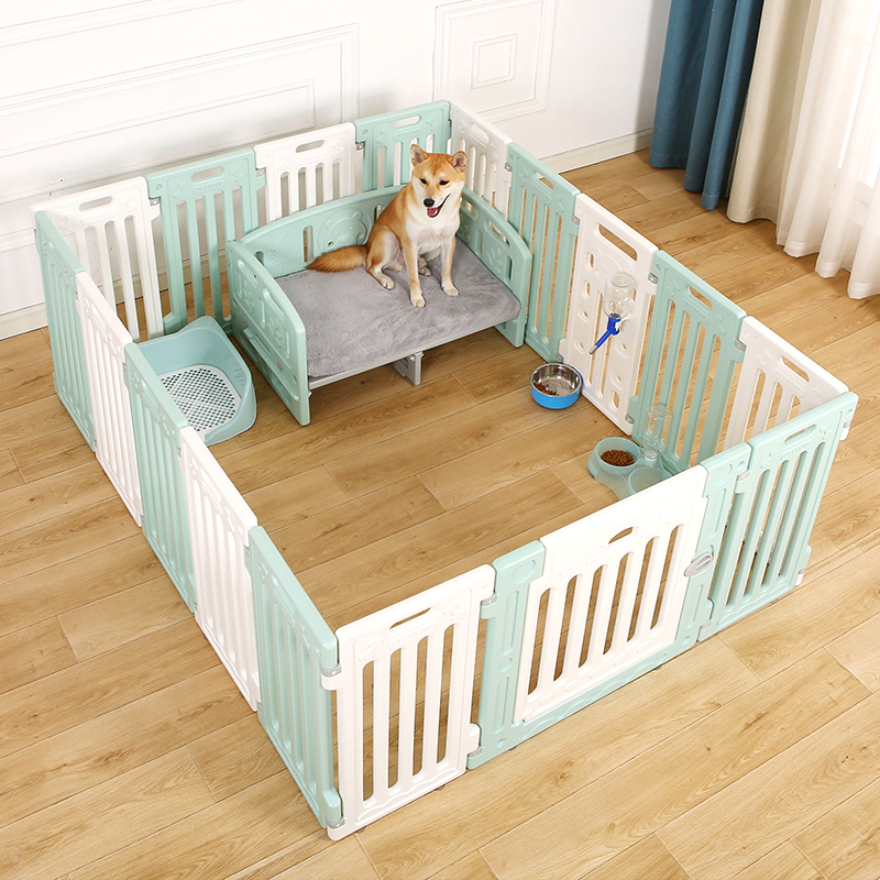 Morikoo Indoor Indoor Chicken Duck Rabbit Pooch Pet Fence Style Fence Dog Cage Son Puppies small and medium-sized dog anti-jailbreak