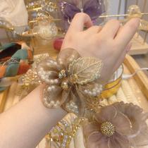 Fabric decoration Light luxury and elegant cord cord cord solar hair ring A197