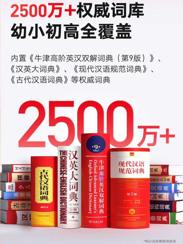 Netease Youdao Dictionary Pen A6 Youdao English Reading Pen Translation Pen for Children, Primary School, High School, University, Universal Early Childhood Education English Learning Tool Official Flagship Store