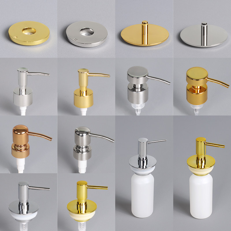 Stainless Steel Foaming Hand Wash Liquid Bottle Press Head Press Mouth Pump Head Lotion Bottle Nozzle Press Pump Press Hand Press Style-Taobao