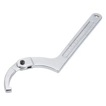 Hook-head cylinder round nut shock absorber adjustment hook-type wrench water meter cover side face hook-type crescent living head semicircle
