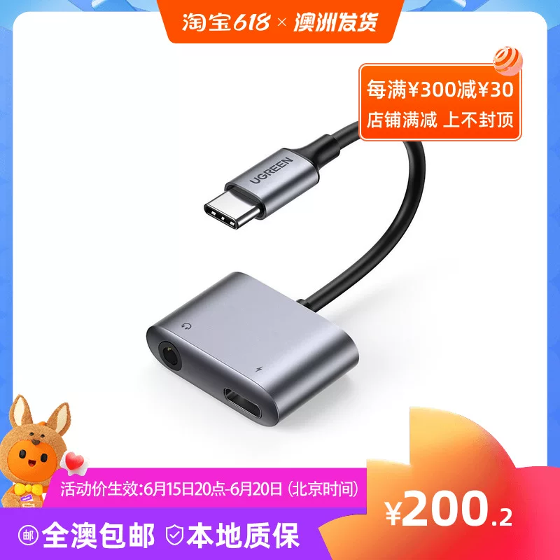Преобразователь кабеля HDMI в VGA UGREEN Green Union, адаптер для видео-HD, Австралия бесплатная доставка