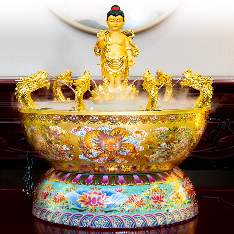 純銅彩繪媽祖娘娘神像家用供奉海神天上聖母海上女神媽祖銅像擺件-淘寶