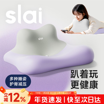 Silaimei Pillow for Lying on the Bed, Special Pillow for Playing with a Phone, Multifunctional Bed Pillow, Reading Headboard Cushion