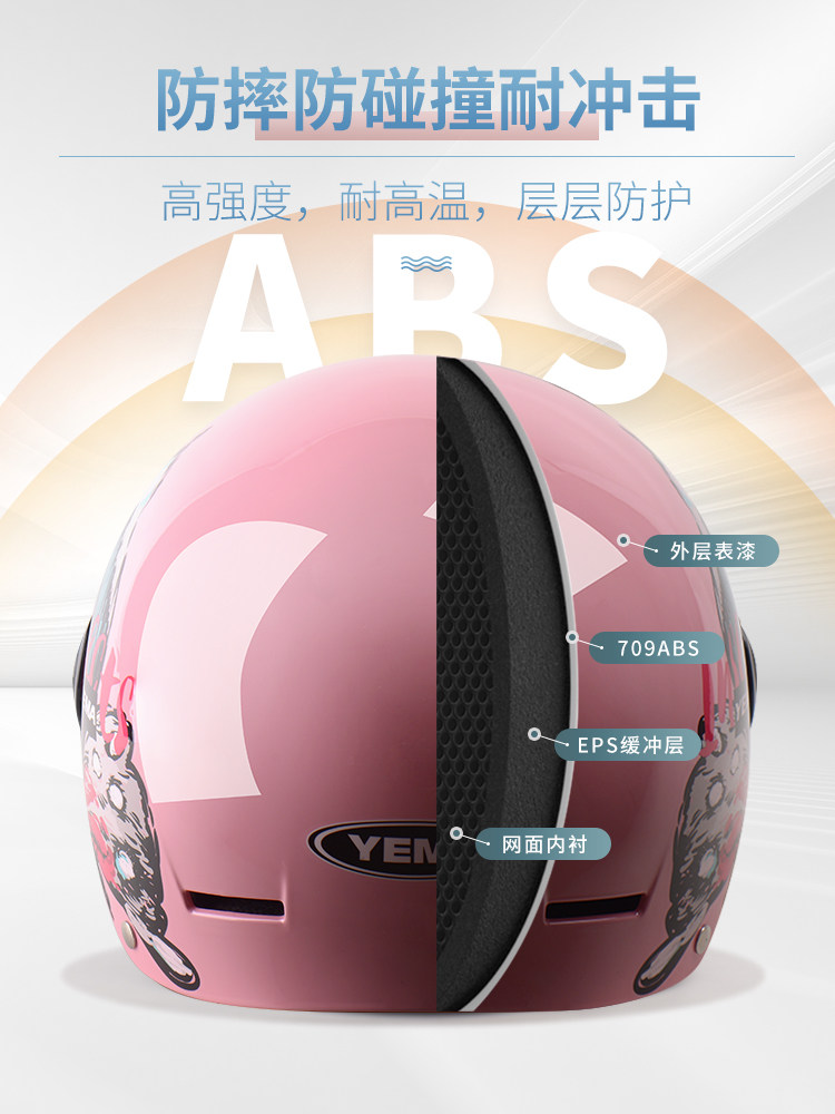 Mustang 3C Certified Electric Vehicle Helmet for Women, Summer Half Helmet, Summer Sun Protection, Uv Protection, Battery Motorcycle Safety Helmet