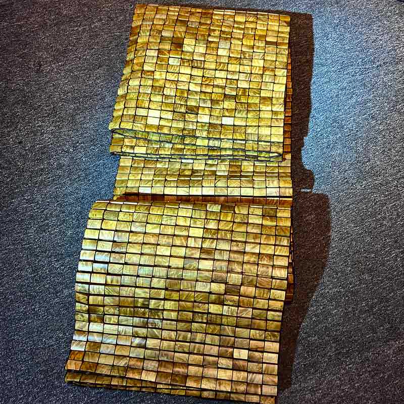 Golden Silk Nanwood Cool Mat Mahjong Mat mat washable anti-slip set to make net red ice silk single double block high and low bed