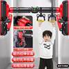 Horizontal Bar for Home Indoor Pull-Ups, Children's No-Drill Wall-Mounted Door Bar with Rings, Home Fitness Equipment