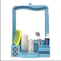 Dressing mirror wall hanging wall rack hanging mirror plastic dressing table hanging mirror wall wall hanging mirror belt