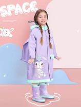 Japanese children raincoat girls girls girls school special new package full body waterproof big children rain cloth