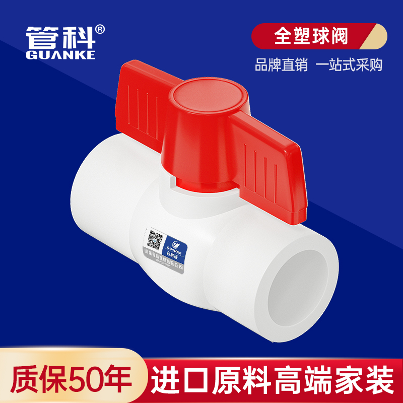 Pipe Section 20ppr25 full plastic ball valve 4 tap water pipe valve 6 points 1 inch water pipe fittings pipe fittings joint